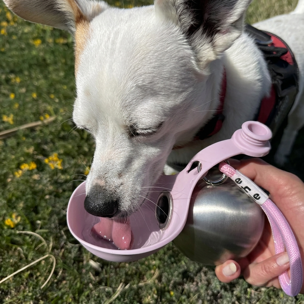 Zivora™ Dog Water Bottle with Bowl