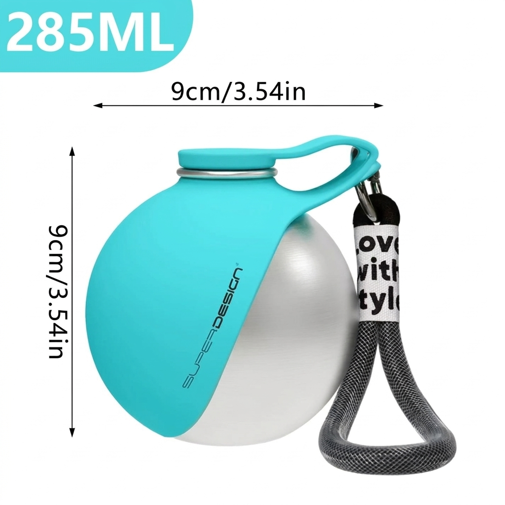Zivora™ Dog Water Bottle with Bowl